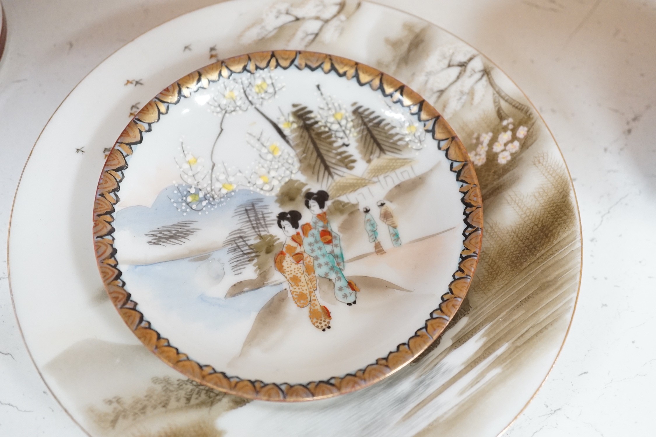 A selection of Japanese ceramics